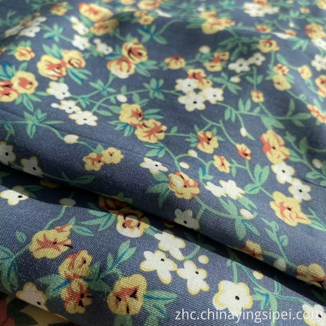 Mulinsen纺织45s Challis 100印刷人造丝面料